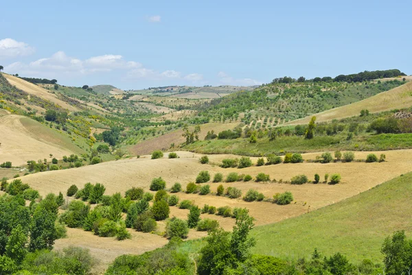 Landskap av Sicilienkrajina na Sicílii — Stockfoto