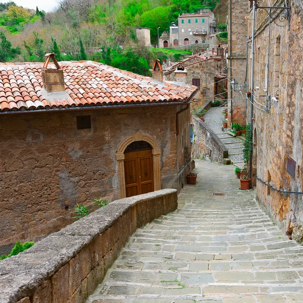 Sorano şehir — Stok fotoğraf