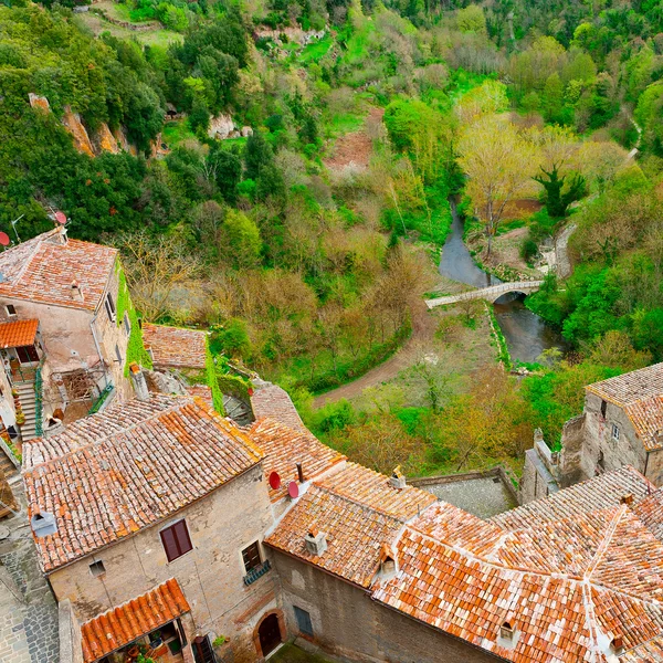 Aerial View of Italian City — Stock Photo, Image