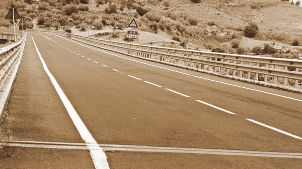 Brug van de snelweg in Sicilië — Stockfoto