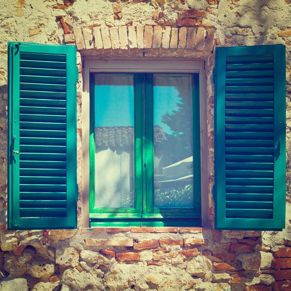 Okno v Itálii — Stock fotografie