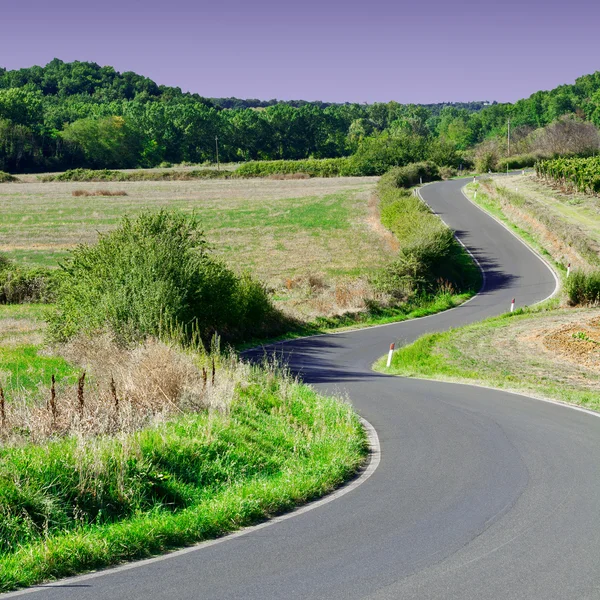 Camino del Asfalto en Italia — Foto de Stock