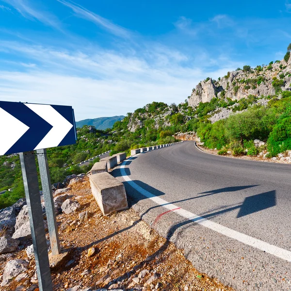 Asfalt yol İspanya — Stok fotoğraf