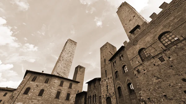 Towers of Gimignano — Stock Photo, Image