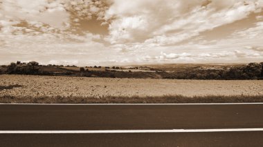 Asfalt yol intuscany