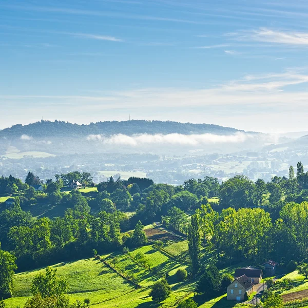 Piccolo villaggio in Francia — Foto Stock