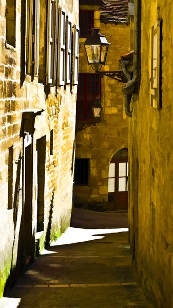 Staden Sarlat — Stockfoto