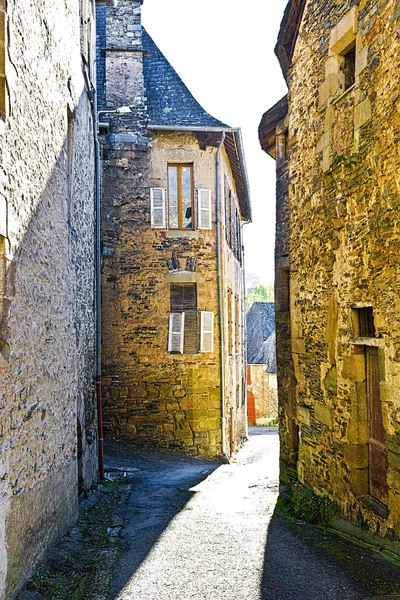 Cidade medieval francesa — Fotografia de Stock