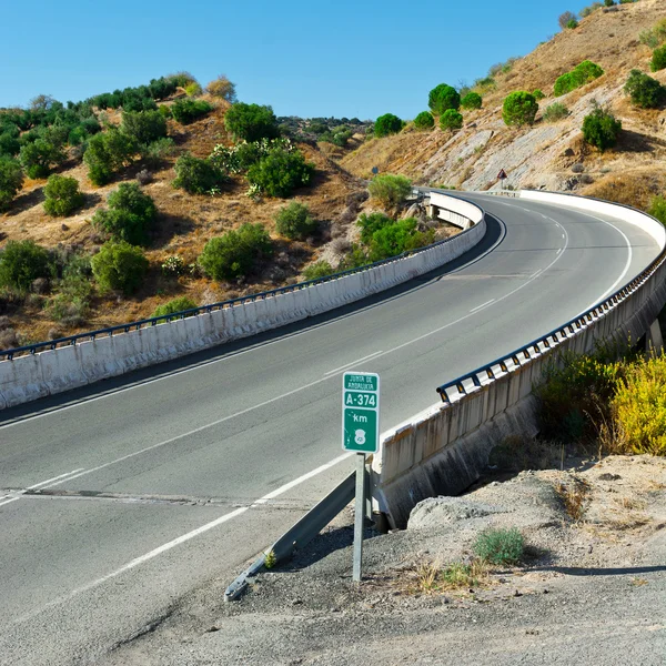 Asphalt Road in Spain — Stock Photo, Image