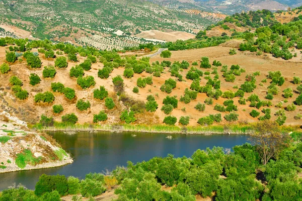 Collines en pente de l'Espagne — Photo