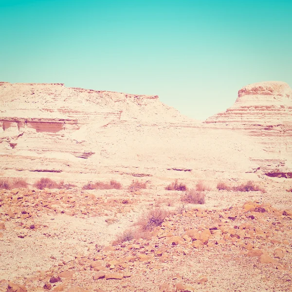 Песчаный каньон в Израиле — стоковое фото