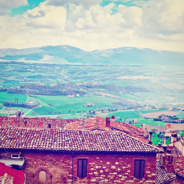Veduta aerea della Toscana — Foto Stock