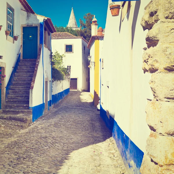 Rua em Óbidos — Fotografia de Stock