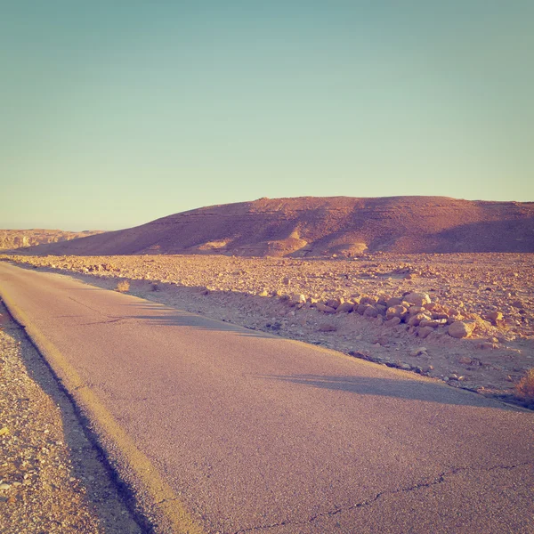 Çölde yol — Stok fotoğraf