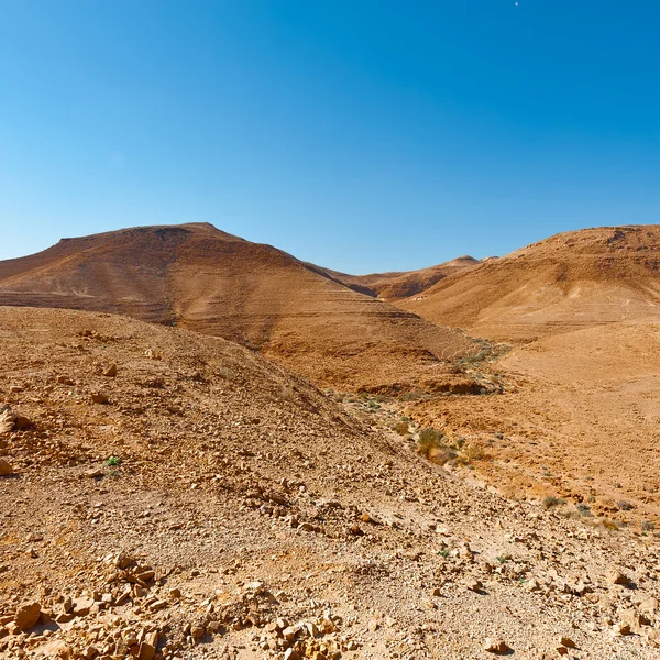 Skalistych wzgórz pustyni Negew — Zdjęcie stockowe