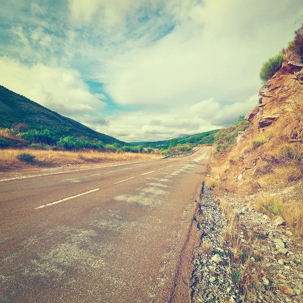 Strada asfaltata in Europa — Foto Stock