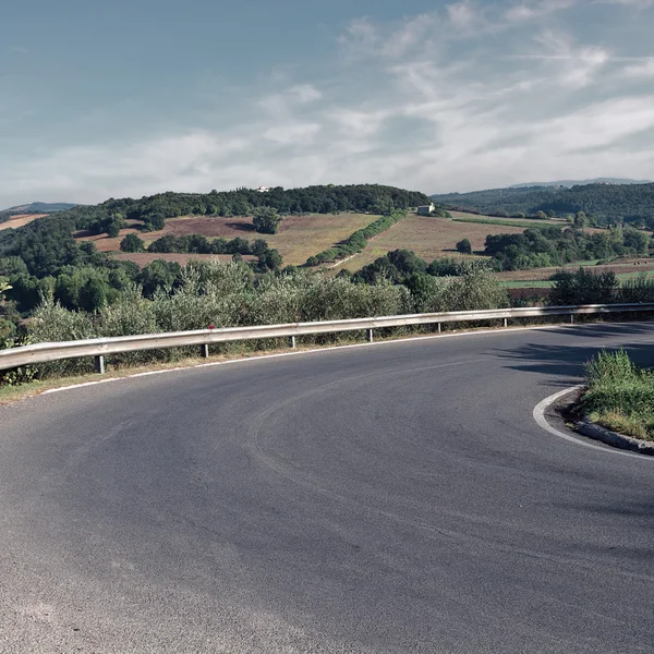 Weg in de Toscane — Stockfoto