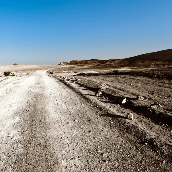 Çölde yol — Stok fotoğraf