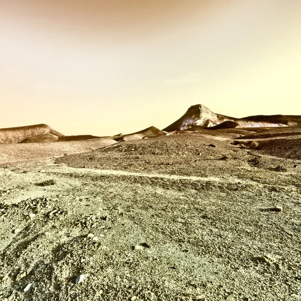 Deserto pietroso in Israele — Foto Stock