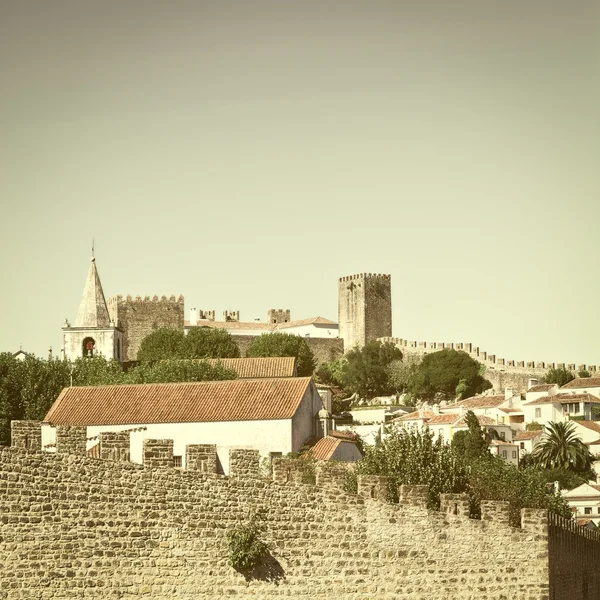 葡萄牙奥比多斯市 — 图库照片