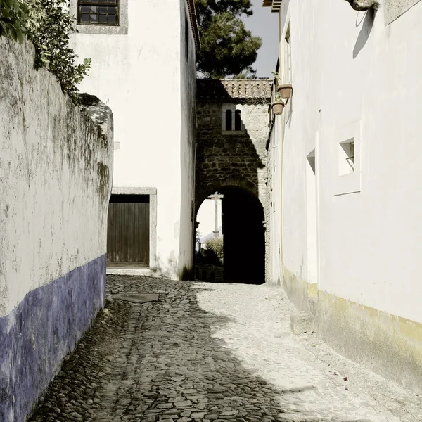 Portugalskiego miasta Óbidos — Zdjęcie stockowe