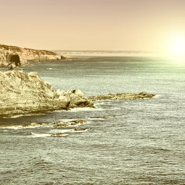 Oceano Atlântico em Portugal — Fotografia de Stock