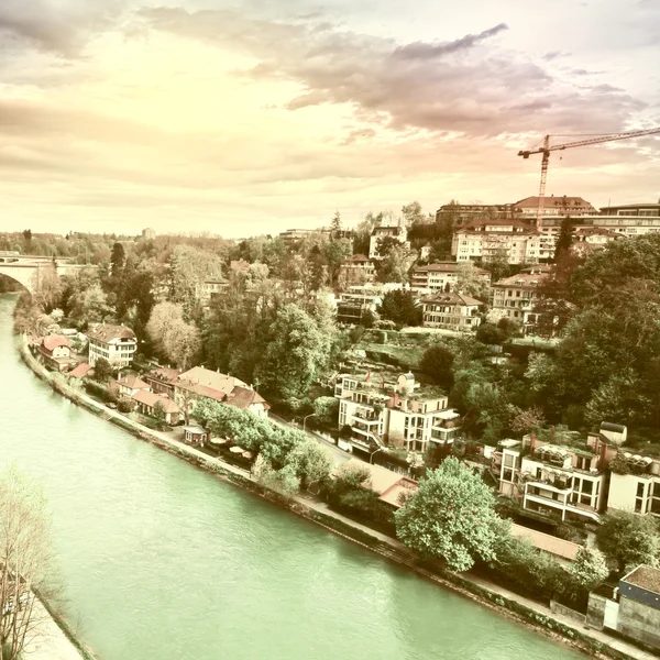 Berne and River Aare — Stock Photo, Image