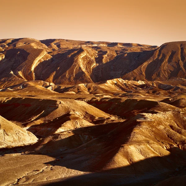 Negev sivatag Izraelben — Stock Fotó