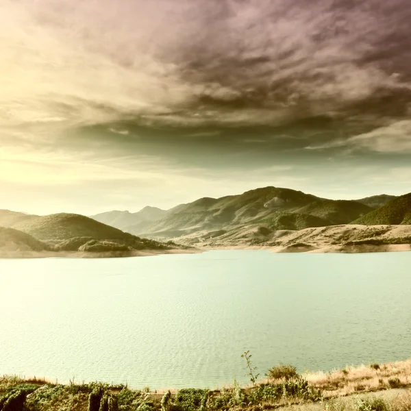 Lac de montagne en Espagne — Photo