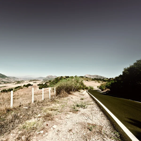 Cantabria dağ yolu — Stok fotoğraf