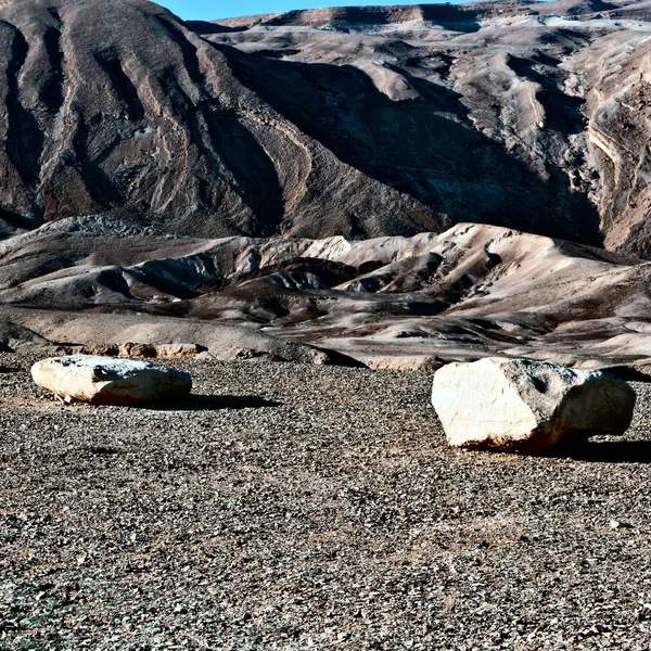 Rocheuses collines du désert du Néguev — Photo