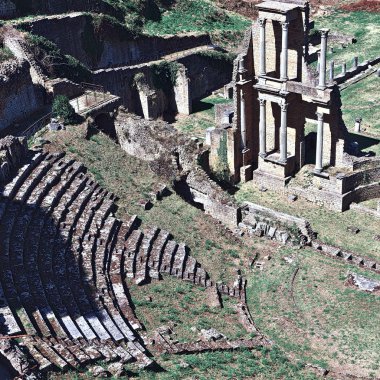 Volterra'da Antik Roma Tiyatrosu