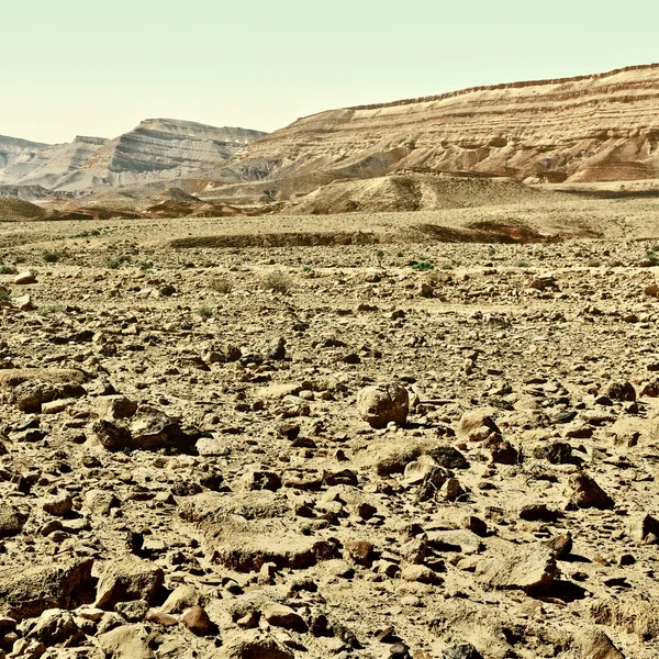 Crater in Negev — Stock Photo, Image