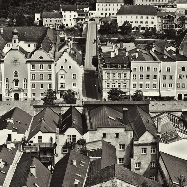 Staden av Burghausen i Tyskland — Stockfoto