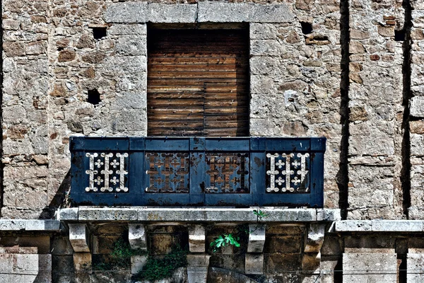 Italienischer balkon in palermo — Stockfoto