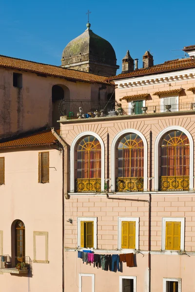 Fasada domu włoski — Zdjęcie stockowe