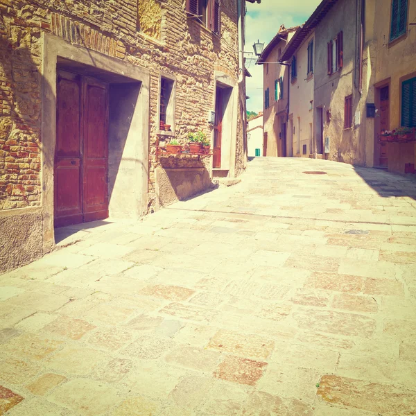 Old Buildings in Italian Medieval City Stock Picture