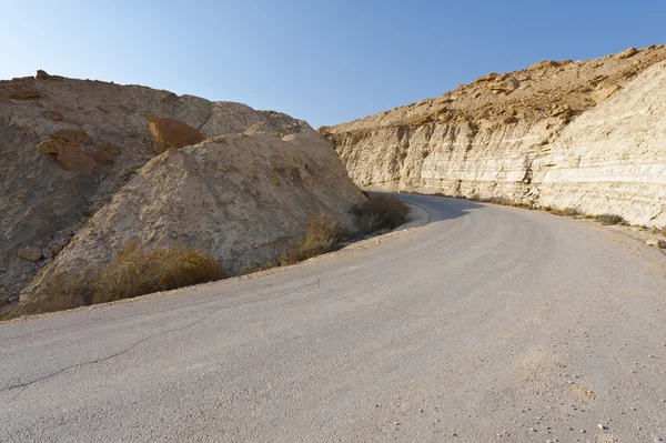 Route dans le désert — Photo