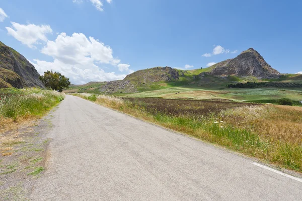 Vecchia strada asfaltata — Foto Stock