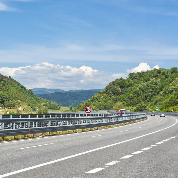Autostrada in Italia — Foto Stock