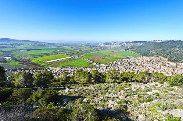 Valle de Jezreel en Israel — Foto de Stock