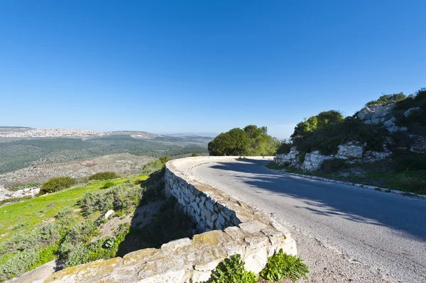 Asfalto al Monte Tabor — Foto de Stock