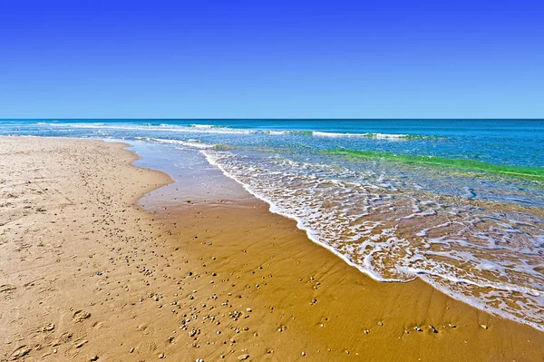 Beach of Mediterranean Sea — Stock Photo, Image