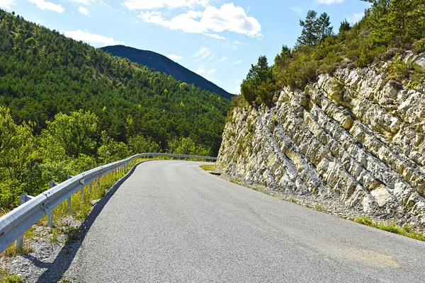 Slingrande vägen — Stockfoto