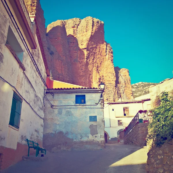 Pueblo medieval — Foto de Stock