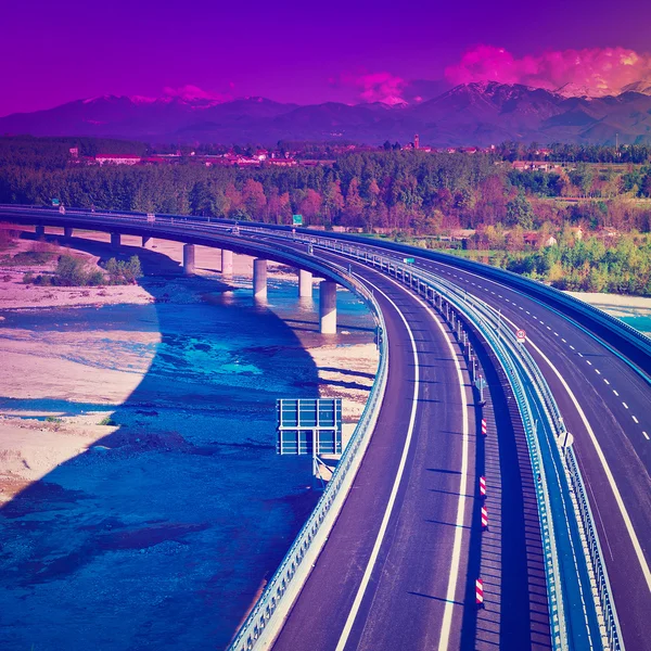 近代的な高速道路 — ストック写真