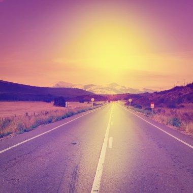 günbatımı İspanya