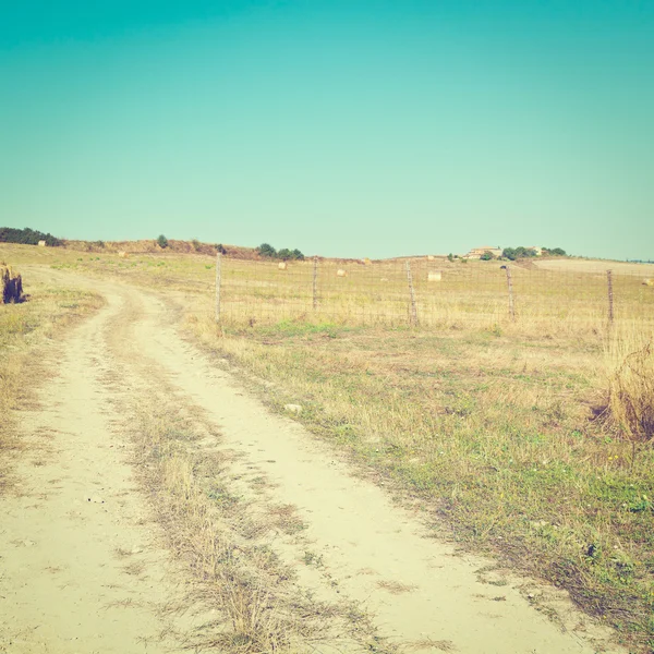 Onverharde weg — Stockfoto