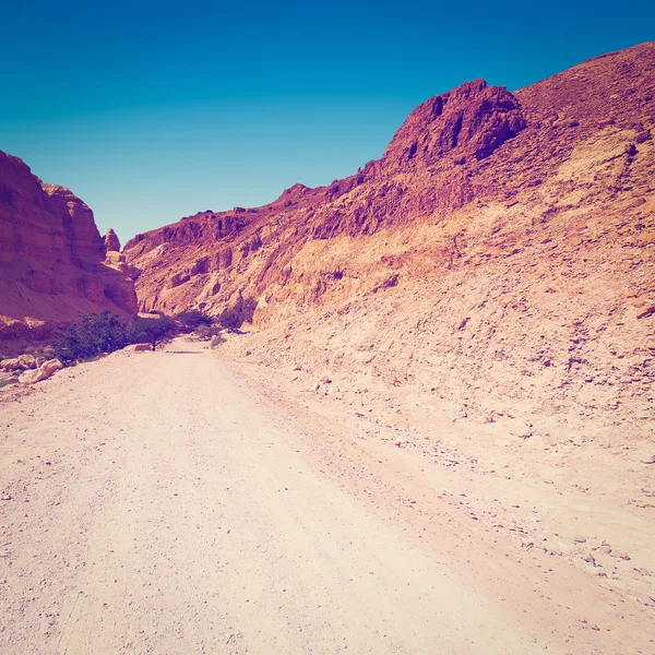 砂漠の道 — ストック写真