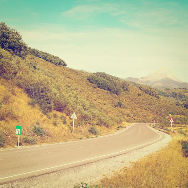 Road in Cantabrië — Stockfoto